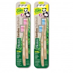 Cepillo Dental Infantil Suave Bamboo 2 Unidades