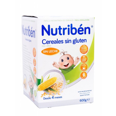 nutriben cereales sin gluten en el periodo de lactancia